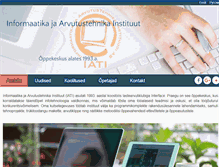 Tablet Screenshot of elearning.iati.ee